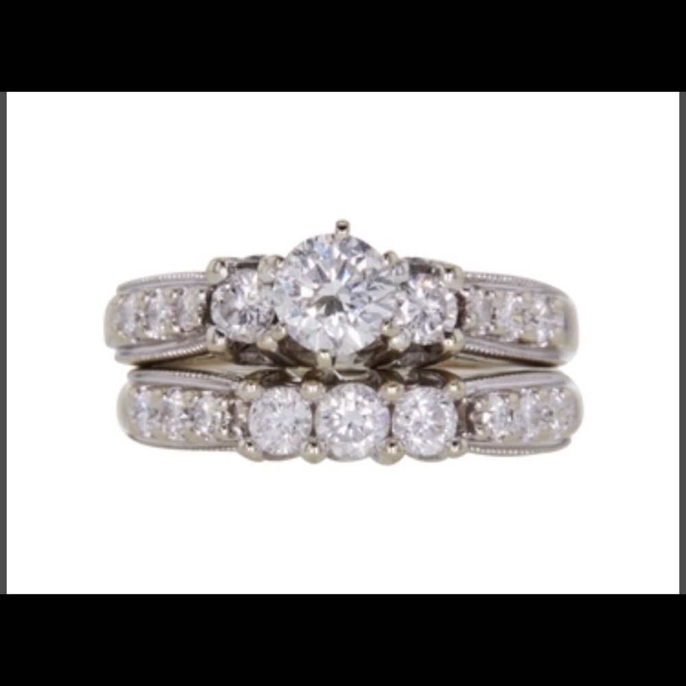 Diamond bridal set
